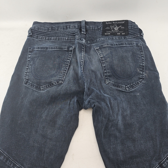 True Religion Men's Dark Blue Relaxed Jeans - Picture 7 of 8